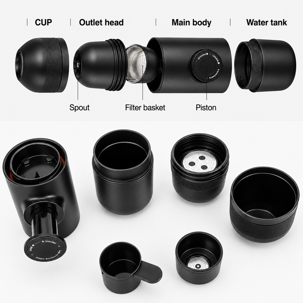 Condensed Portable Mini Coffee Machine