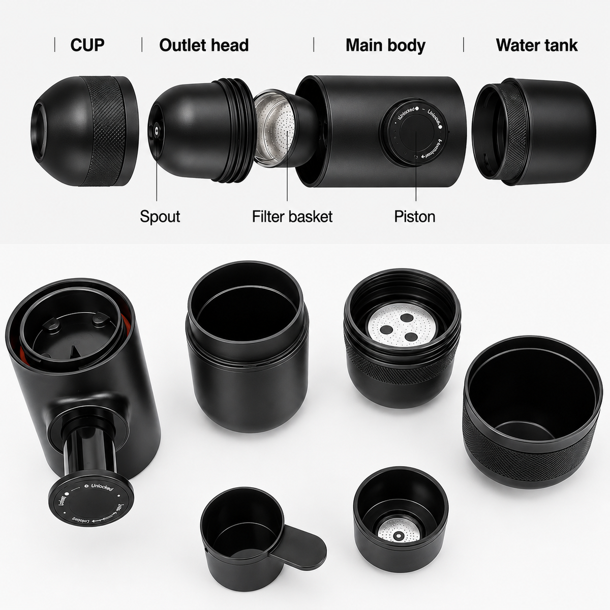 Condensed Portable Mini Coffee Machine