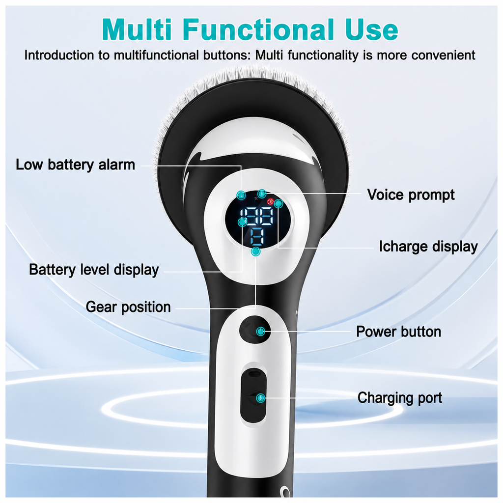 9-In-1 Multi-Function Electric Cleaning Brush Ⓢ